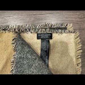 Zara reversible blanket scarf